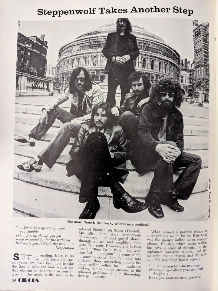 CIRCUS Magazine October 1970 Janis Joplin, Steppenwolf, Dr. John, Eric Clapton - Image 4 of 4