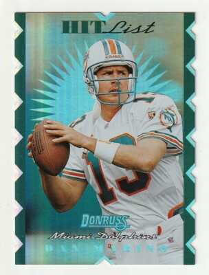 Dan Marino 1996 Donruss Hit List 18 of 20 Dolphins