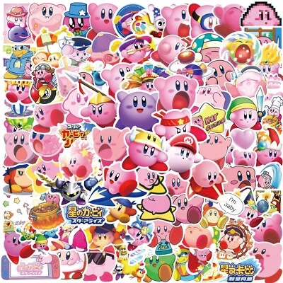 Mix 10/50 PCs Kirby NS Game Nintendo Anime Luggage Sticker-No Duplicate