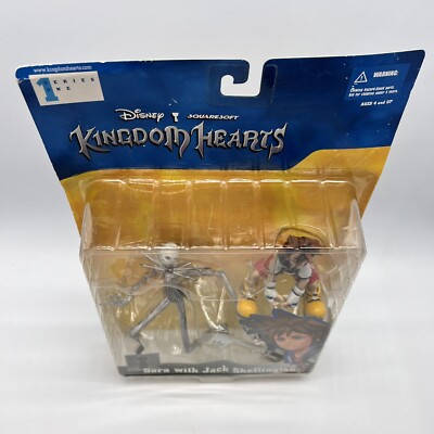 2002 Disney Kingdom Hearts Figures of Sora With Jack