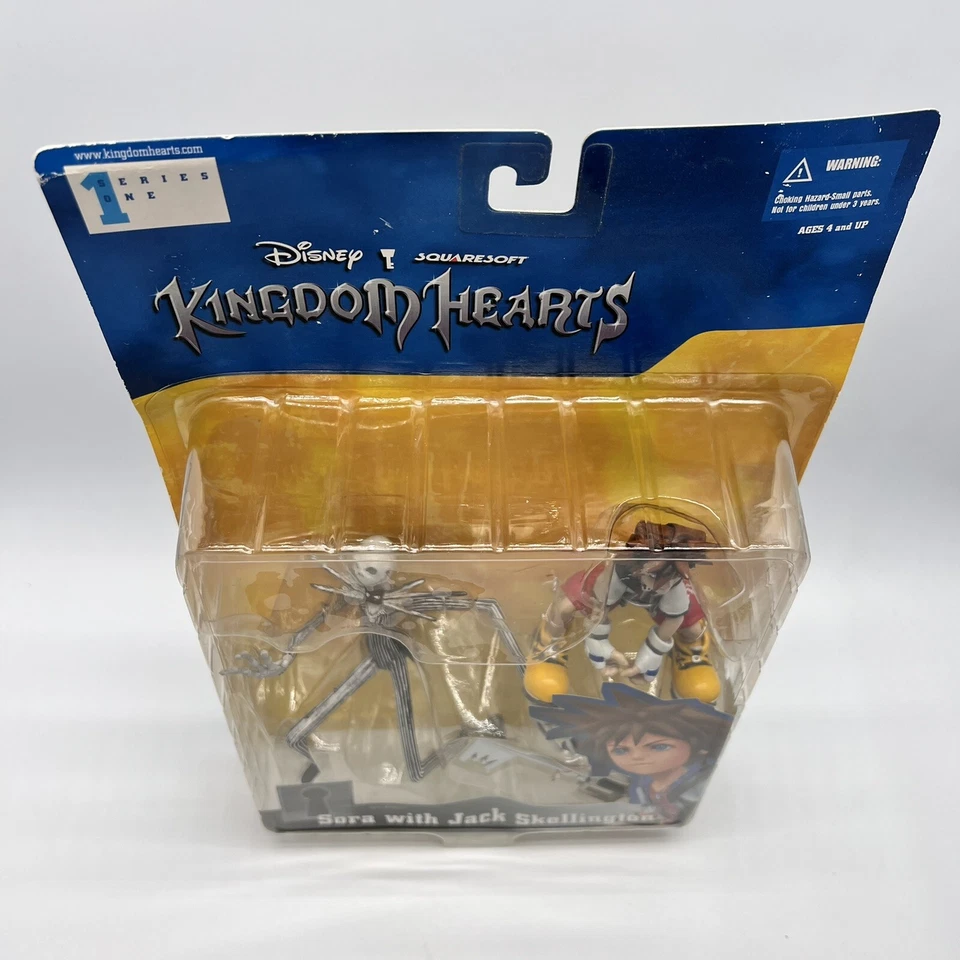 Figura de acción Jack Skellington y Sora paquete de 2 Kingdom Hearts Disney nueva Foto 4 de 4