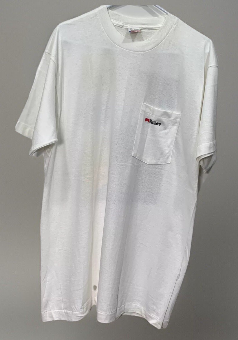 90S USA製 Marlboro FRUIT OF THE LOOM XL 90's Marlboro New Fruit of The Loom Men's T-shirt Size XL