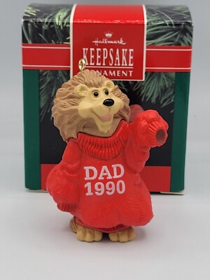Hallmark Keepsake Christmas Ornament - Dad - 1990 - MIB
