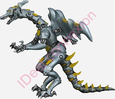 Dragon Robot Grey Figure