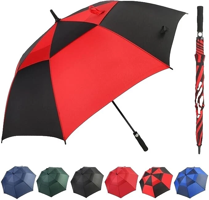 Paraguas de golf con doble con dosel