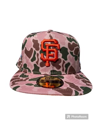 New Era San Francisco Giants Duck Camo 59Fifty Fitted Hat 2010 World Serie 7 1/4 New Era San Francisco Giants Duck Camo 2010 World Series  main image 4