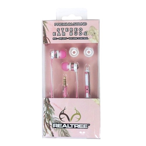 Realtree AP Allzweck rosa Stereo Ohrstöpsel - Bild 2 von 2