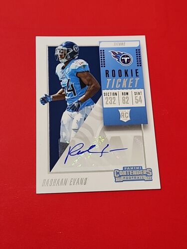 Rashaan Evans 2018 Panini Contenders Rookie Ticket Auto #255, Tennessee Titans - Bild 3 von 5