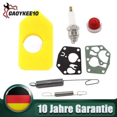Luftfilter Zündkerze Vergaser Membrane für Briggs & Stratton Quattro 450 500 550