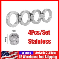 1 Set Stainless Steel Outdoor Rotatable Folding Ring Clasp Ring For Hiking Men