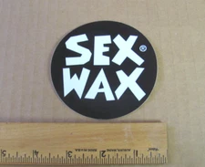 Vintage Sex Wax Mr Zog's Black White Sticker Decal New Surfboard Surfing 3.5"