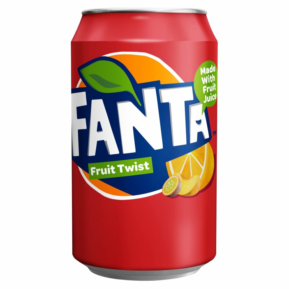 24 x Fanta Fruit Twist Soft Drink Cans 330ml FREE TRACKED DELIVERY
