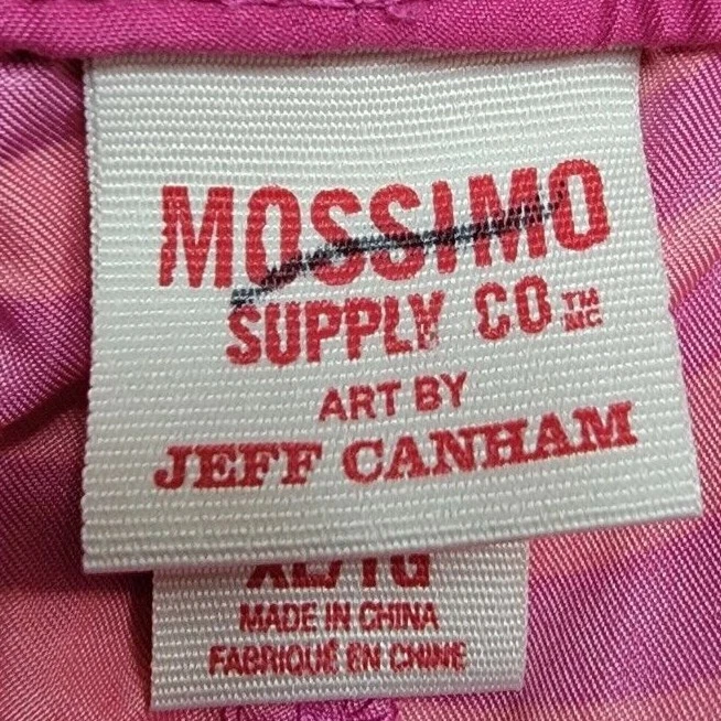 Pantalones Cortos Mossimo Supply Co Mujer Talla XL X Grande Rosa Púrpura Rayas Foto 2 de 4