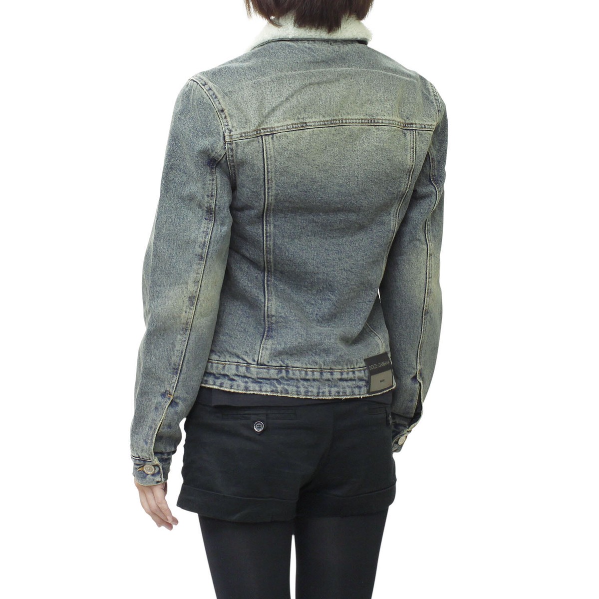 ‘’DOLCE & GABBANA‘’ boa denim jacket m61198083226_1.jpg
