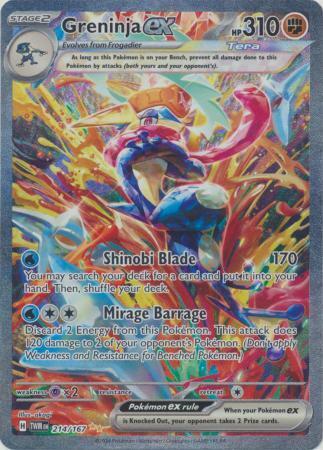 Greninja ex - 214/167 - Special Illustration Rare Near Mint Greninja ex - 214/167 - Special Illustration Rare Near Mint