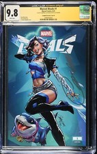 Marvel Rivals #1 B J Scott Campbell Variant Luna Snow & Jeff Signed CGC JSA 9.8