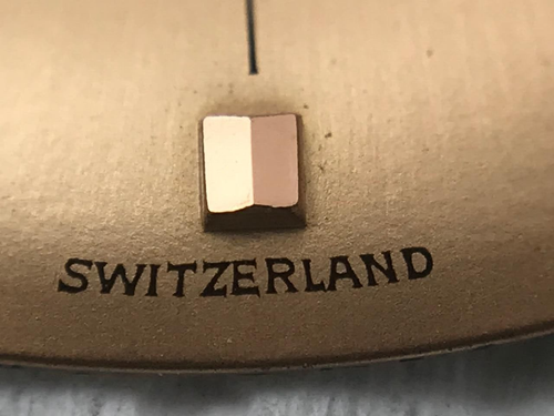 Movado Cal. originale d'epoca Quadrante 125 - Foto 5 di 5