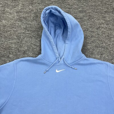 Nike Jumper Baby Blue Vintage Nike Embroidered Spell Out