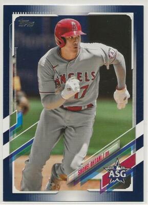 10Siri 大谷翔平 2021 Topps Update All-Star SHOHEI OHTANI 2021 TOPPS UPDATE All-Star Game ASG-29 BLUE Parallel