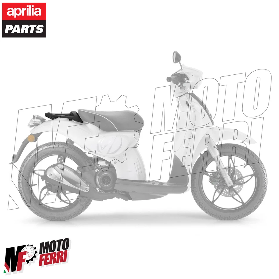 MF7374 Baca Trasero Scarabeo 50 2T (2014/2018) ORIGINALE Aprilia Negro - Imagen 2 de 4