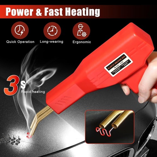 Plastic Welder, 1000PCS Staples, Plastic Welding Kit, Hot Stapler Kit, Plastic W - Picture 3 of 13