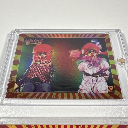Killer Klowns From Outer Space Rosebud Daisy Holo 24 & Klownzilla Cards IN CASES - Picture 2 of 12