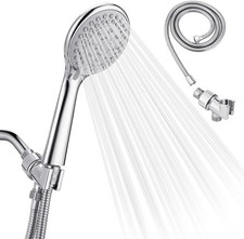 Detachable Handheld Shower Head with Hose - High Pressure 5 Functions Showerhead