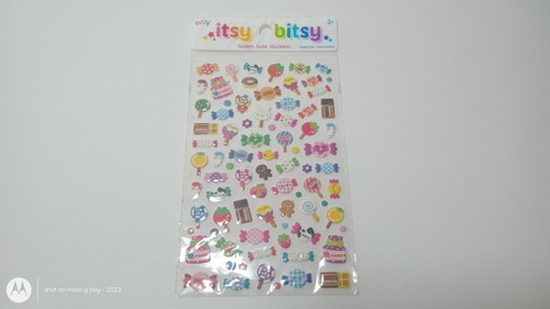 OOLY Itsy Bitsy super süße Puffy Aufkleber Sku #120-7 CANDY TIME - Bild 1 von 2