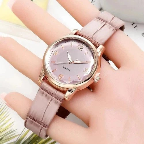 Watch for Ladies Women Girls Leather Strap Fashion Wristwatch Gift - Picture 3 of 19