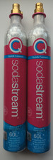 SodaStream Quick Connect CO2 Cylinder Empty 60L Pink Label Lot of 2