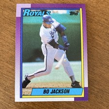 Topps 1990 Bo Jackson #300 Kansas City Royals MLB Baseball Trading Card