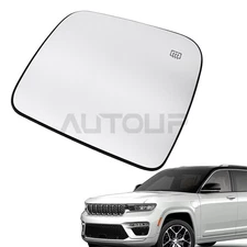 Driver Side Heated Mirror Glass Fits 2011-2022 Dodge Durango Jeep Grand Cherokee