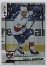 2017-18 O-Pee-Chee Rainbow Foil Colton Sceviour #99 0i6