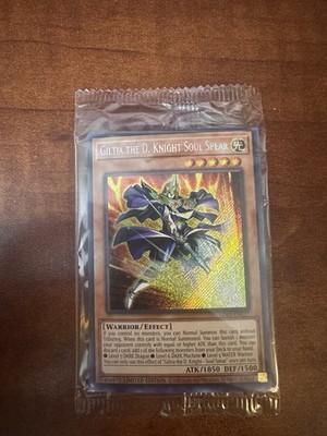 Yugioh Giltia The D. Knight Soul Spear LDS3 Limited Ed Secret Rare *Sealed*