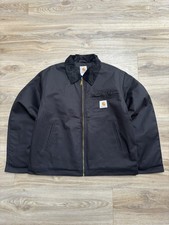 Carhartt Men's Detroit Vintage Reworked Canvas Bomber Jacket Size medium 