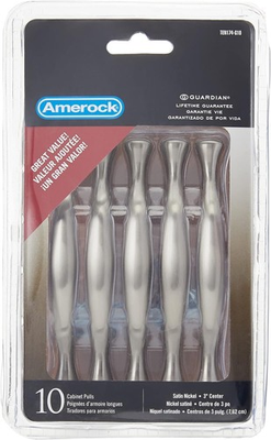 #ad 10 Pack Amerock TEN174 G10 Allison 3 in. center Satin Nickel Cabinet Pull $9.95