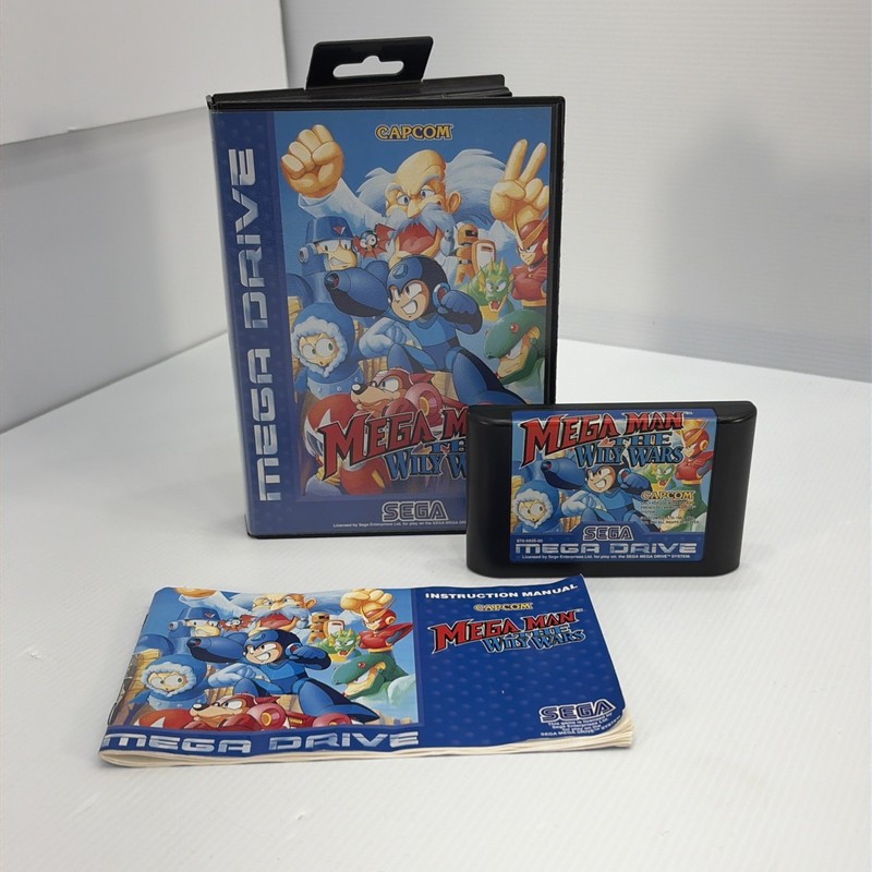 SEGA MEGA DRIVE GAME MEGA MAN THE WILY WARS COMPLETE