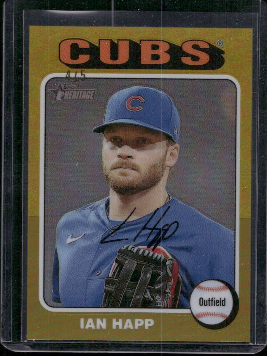 Ian Happ 2024 Topps Chrome #184 Printing Plate Cyan /1 Price Guide