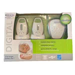 Graco Secure Coverage Digital Baby Monitor with Vibration 1 Parent Unit