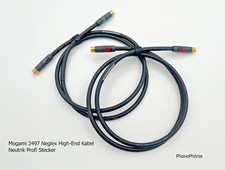 Mogami 2497 Coppia Stereo High End con Connettori Neutrik NF2 RCA | Audio RCA Hi-Fi
