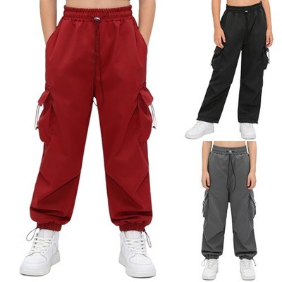 Kids Boys Pants Sports Trousers Travel Streetwear Cycling Playground Casual