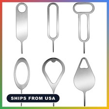 6pcs SIM Card Removal Tool Card Tray Eject Pins Slot Opener Needle