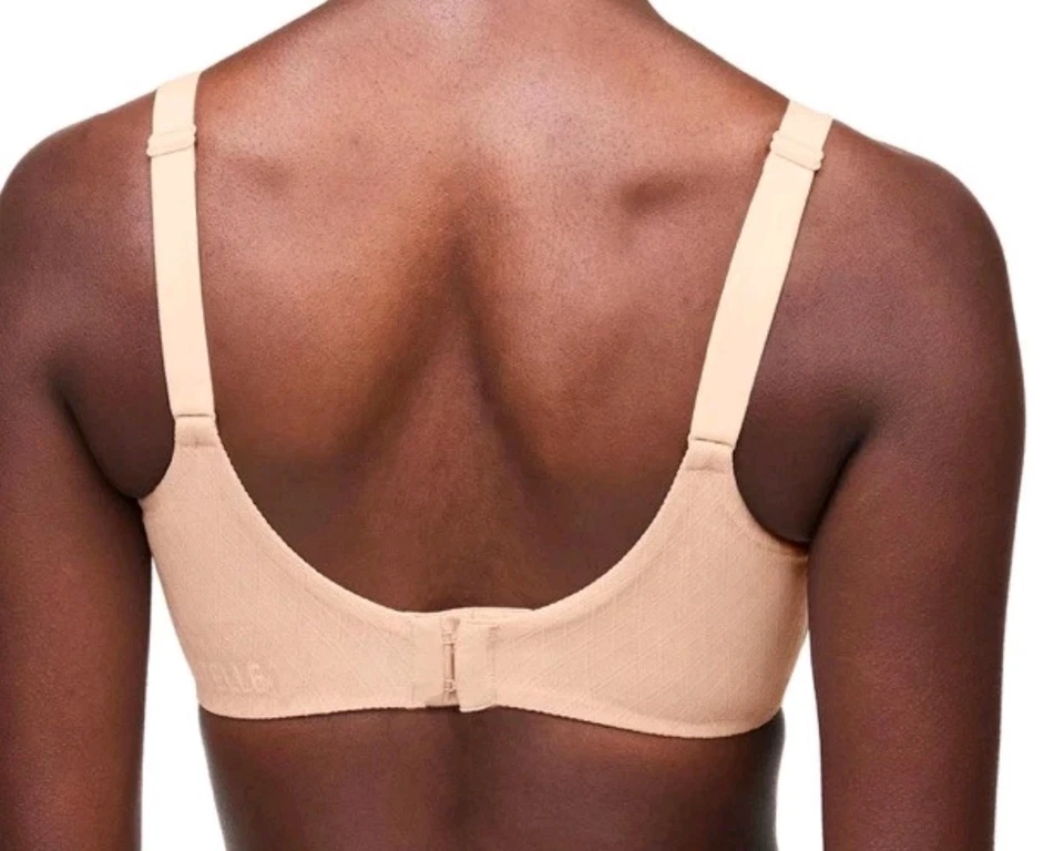 Sujetador Chantelle C11N10 líneas suaves espalda alisado sin costuras U/W rubor 32DDDDD EE. UU. Foto 3 de 4