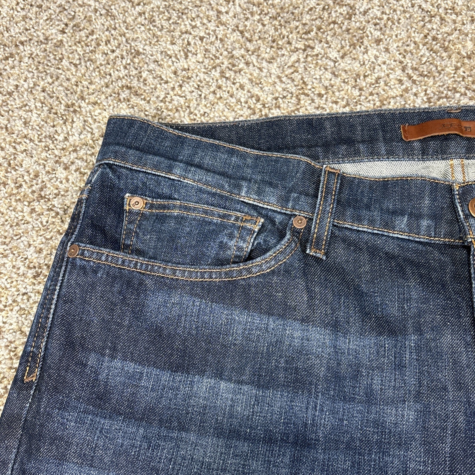 Joes Mens The Classic Straight Leg Jeans 38 (39x34.5) Dark Wash Mid Rise Denim - View 3