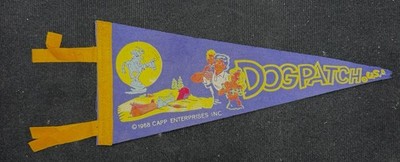 Dogpatch USA Little Abner 1968  Pennant 1st Year Open Collectible