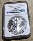 2011-S NGC MS 69 EARLY RELEASES 1 OZ. FINE SILVER EAGLE $1 WALKING LIBERTY COIN