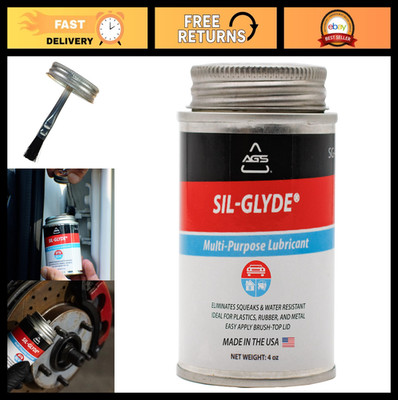 Multi-Purpose Silicone Lubricant 4 oz Can - All-Weather Friction Resistance, Bru