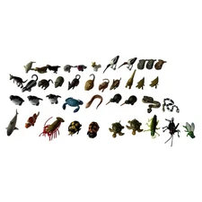 Vintage 90’s Yowie Toy Lot Mixed Set of 41 Figures VGC Animals Insects Ocean  