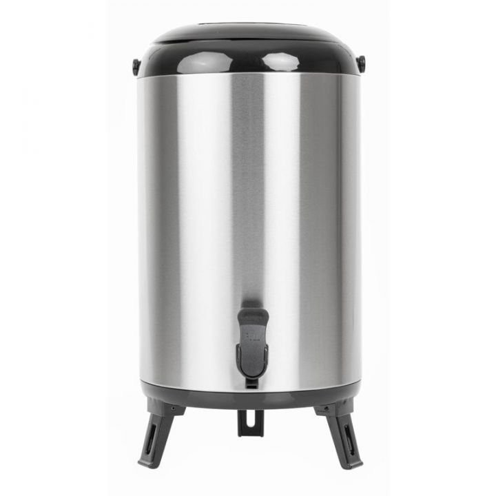 Distributeur inox 14L double paroi pour boissons chaudes et froides isotherme