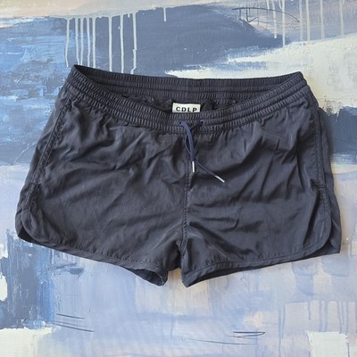 CDLP Swim Shorts Mens Large Dark Blue Mesh Lined Quick Dry Drawstring Trunk